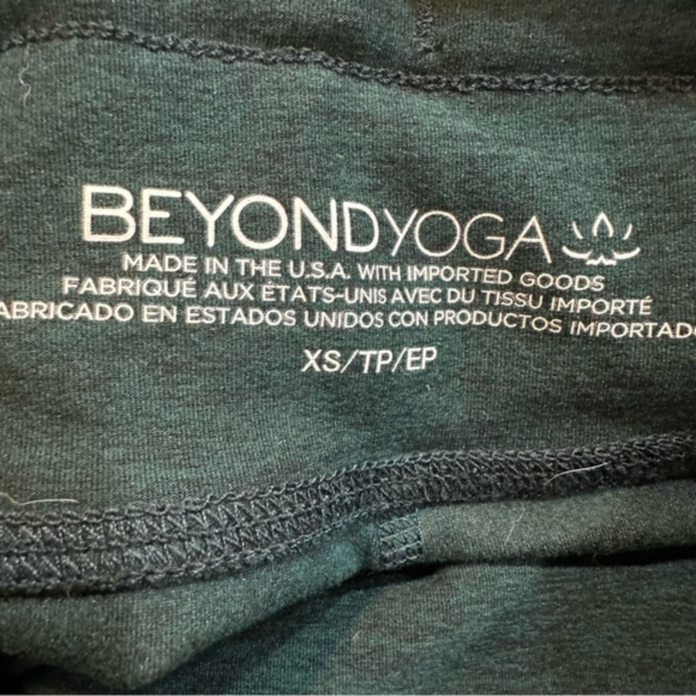 Beyond Yoga Go Pocket Space Dye Joggers Dark Green Size XS - Picture 8 of 8